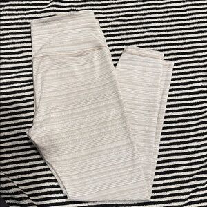 Athleta Textured Tan Leggings